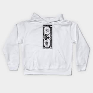 1899 Five Dollar Silver Certificate - VERTICAL Kids Hoodie